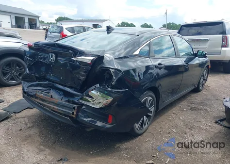 2018 Honda Civic Ex-T from USA, damaged, VIN 19XFC1E33JE003316